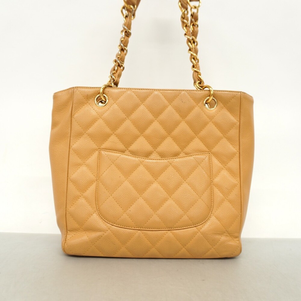 CHANEL Cream Caviar Leather Tote Bag - Picture 11 of 11